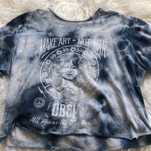 Obey cropped tee